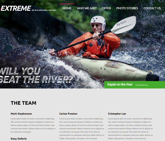Outdoor Activity Business Template